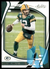 2021 Panini Absolute Football Aaron Rodgers #58 Green Bay Packers